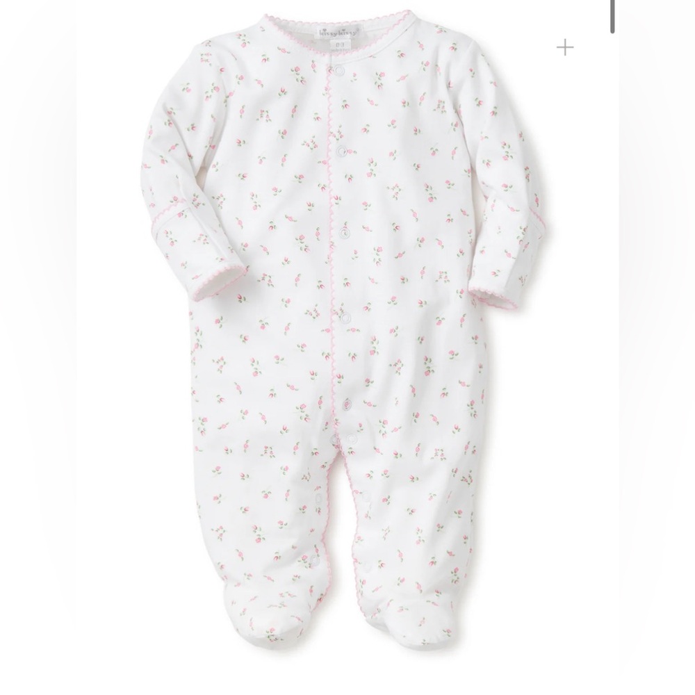 Kissy Kissy Rosebud Footie